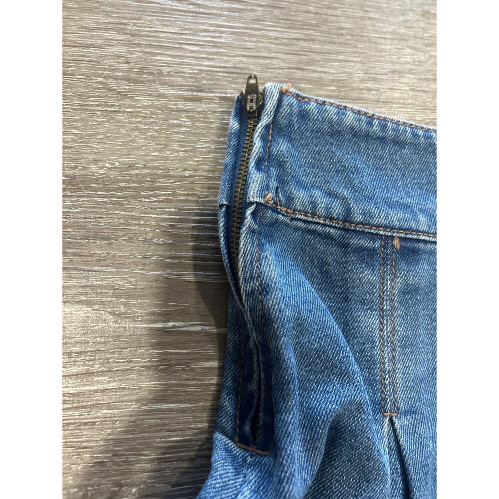 GB Girls Gianni Bini Pleated Denim Mini Skirt Size 14 - Picture 5 of 5